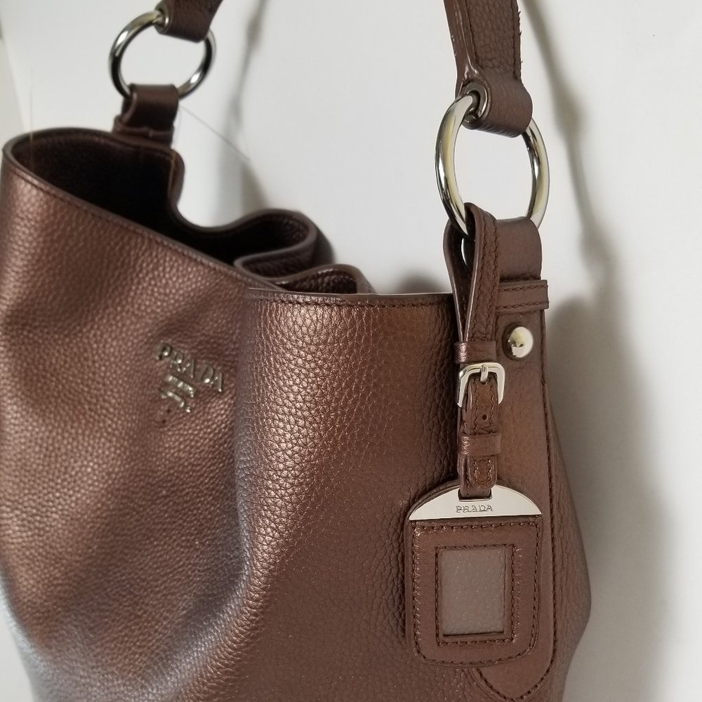 Prada Patent Leather Ombré Bag - Picture 3 of 14